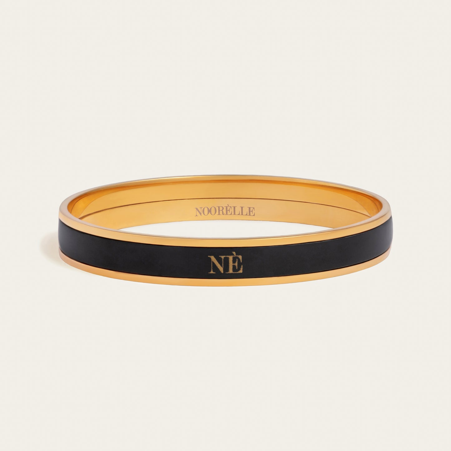 noorelle, monochrome bangle black, monochrome bangle, jewellery