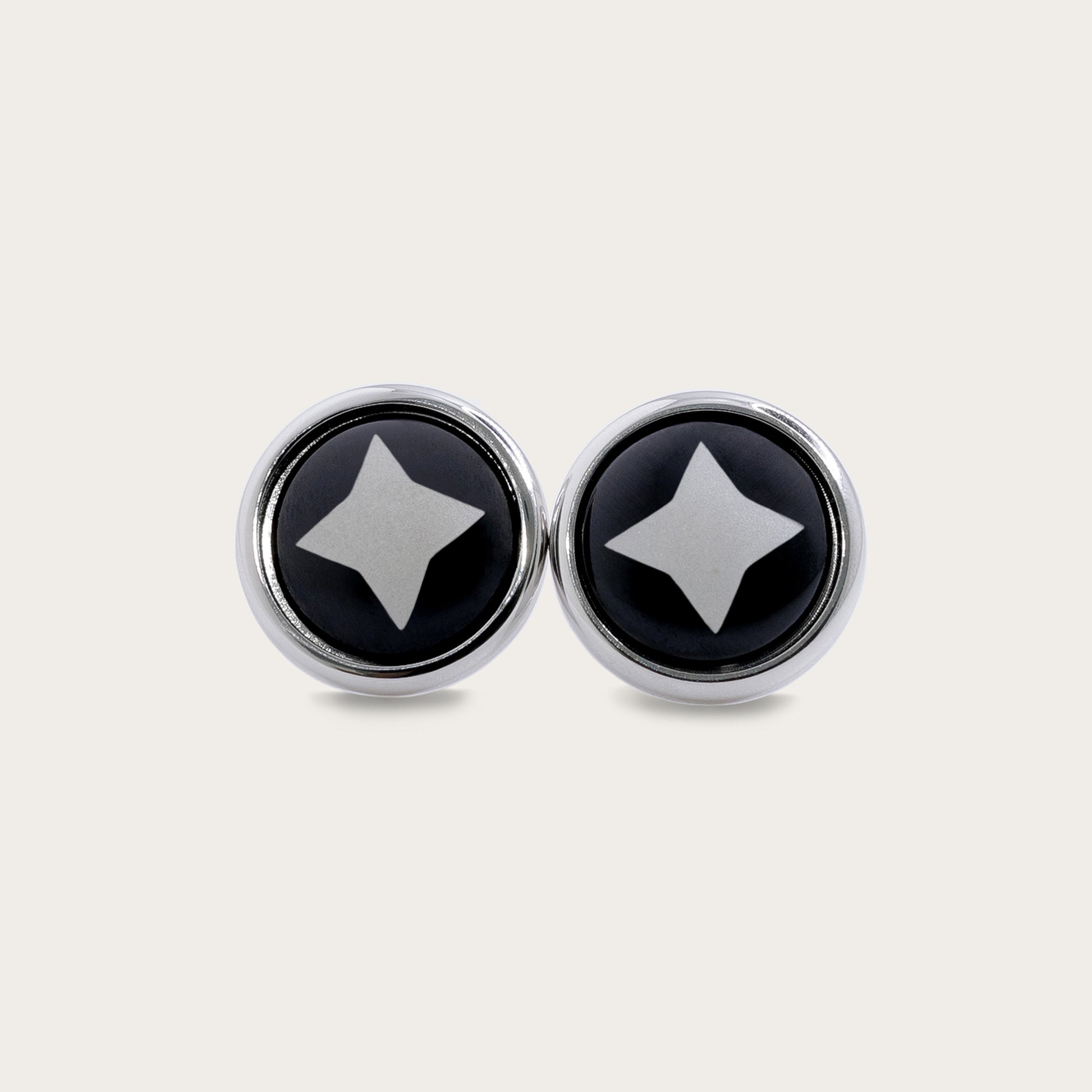 noorelle, florence earring, earring, jewellery, earring for girl , black and silver earrings